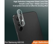 IMAK För Samsung Galaxy A55 kamera linsskydd härdat glas linsfilm