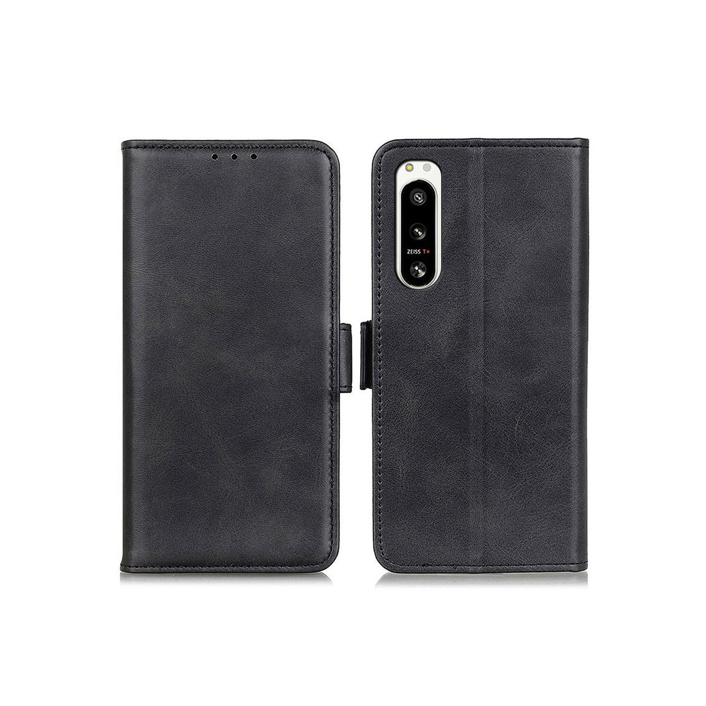 Sony Xperia 5 IV Puhelinkotelo Lompakon Jalusta Magneettinen Suojakuori