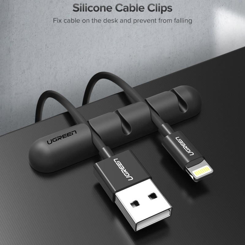 2st 4 spår Självhäftande Kabelhantering Organisera dina kablar Sladdhållare