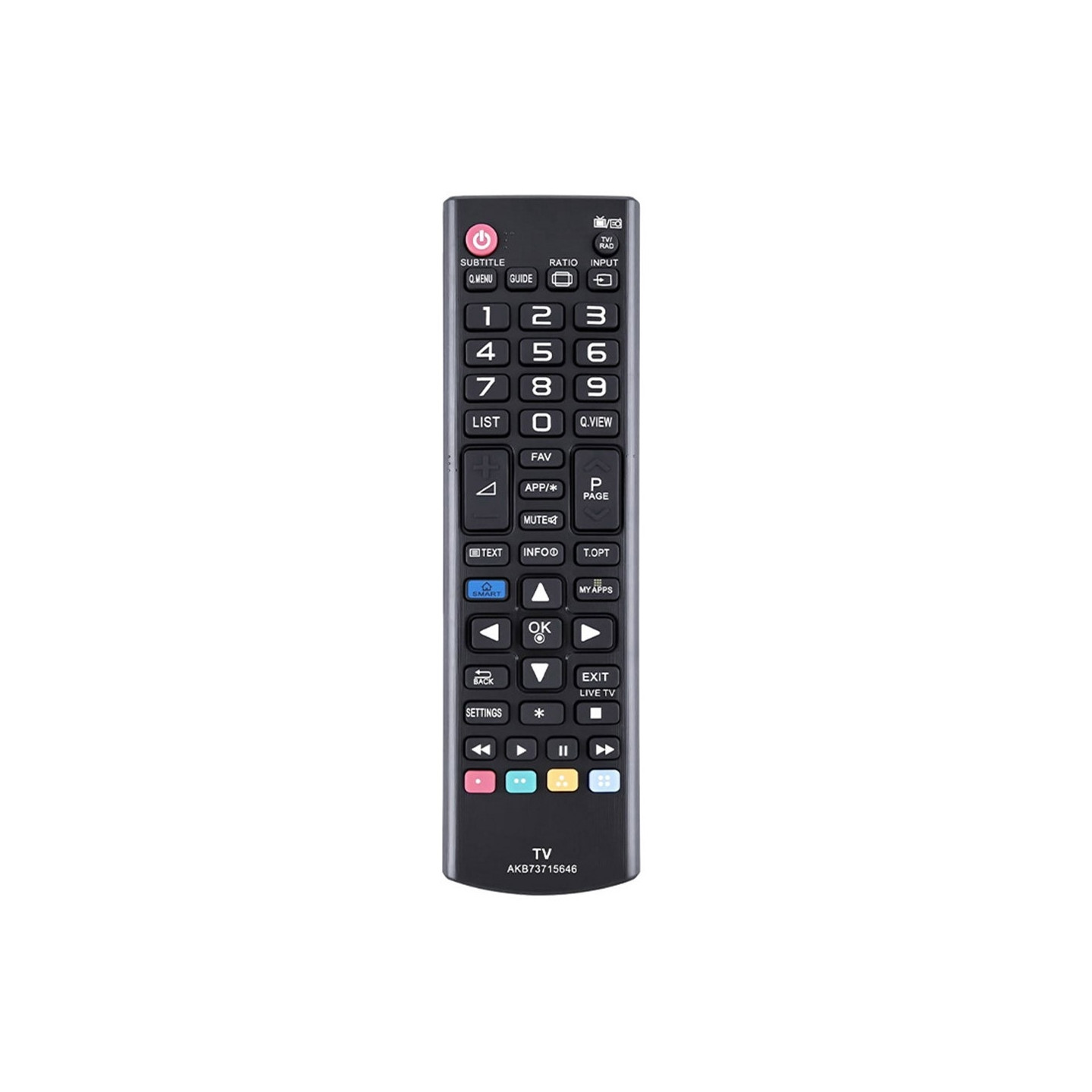 TV fjärrkontroll Ersättning för AKB73715646 För LG TV
