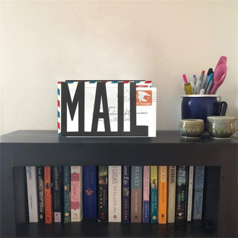 Brevsorterare Brev Post Organiserare Metall Mail Organizer Hållare Lagring