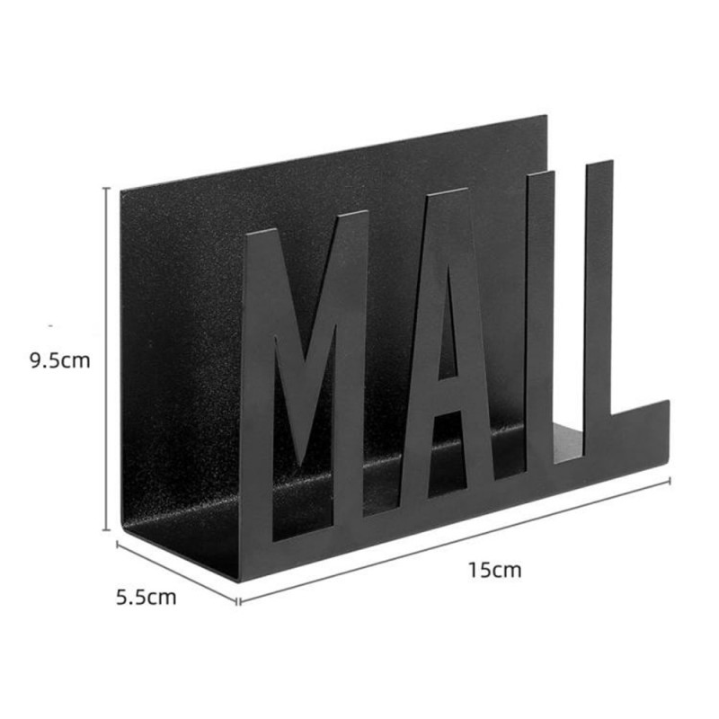Storage Letter Mail Organizer Metal Mail Organizer Holder Letter Sorter