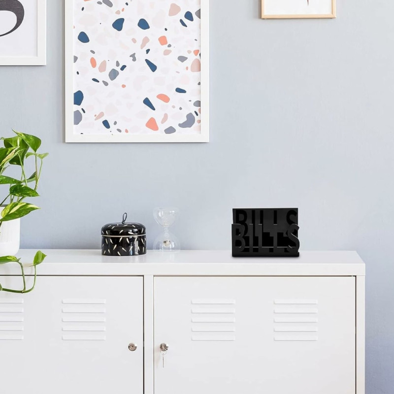 Brev Post Organiserare Metall Mail Organizer Hållare Brevsorterare Lagring