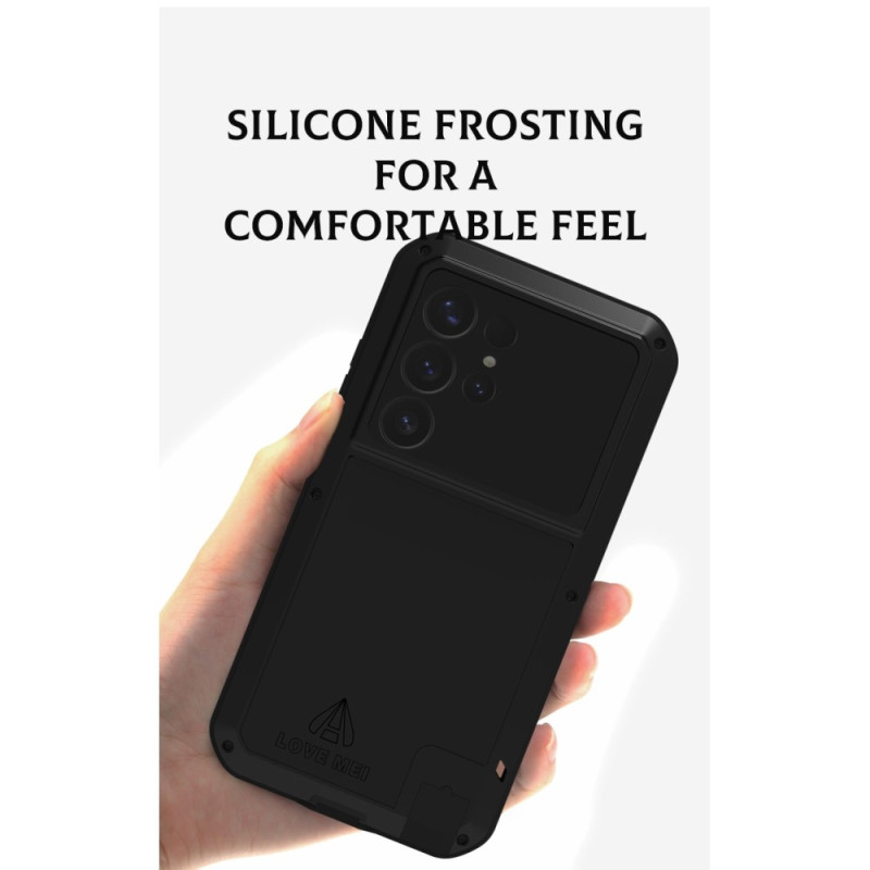 Samsung Galaxy S25 Ultra Fodral Pansar skydd Fodral Skal + härdat glas