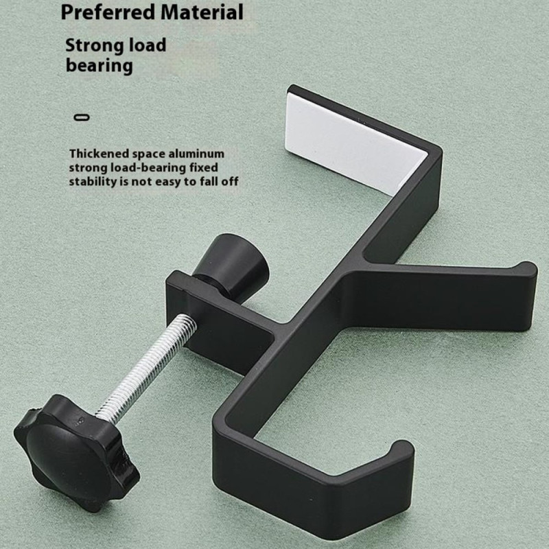 Skrivebordskantkrog Rygsæktaske Hovedtelefonophæng under bordopbevaring - hvid