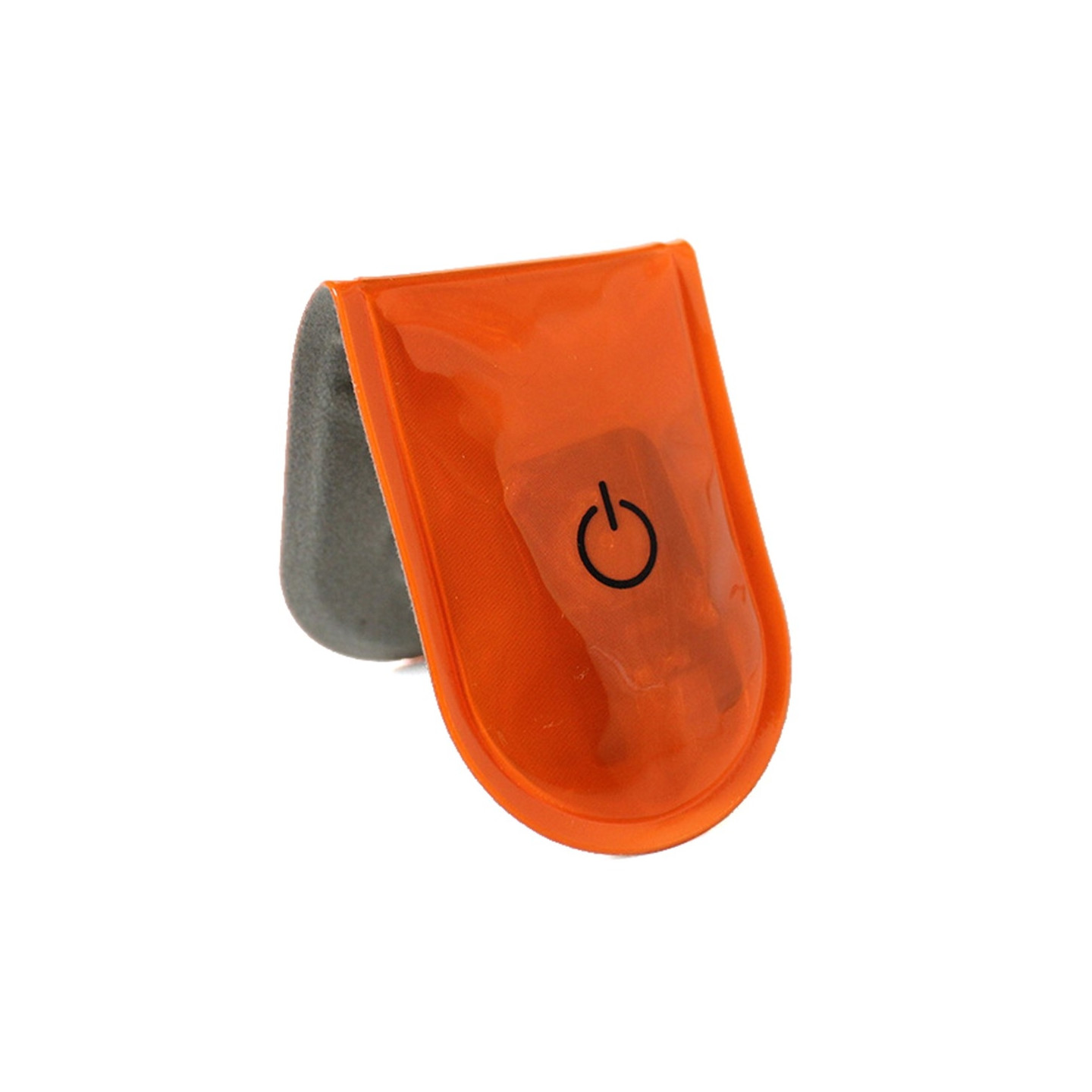 LED-lys Magnetisk Clip Sikkerhed Løb Nat Campingaktiviteter - Orange