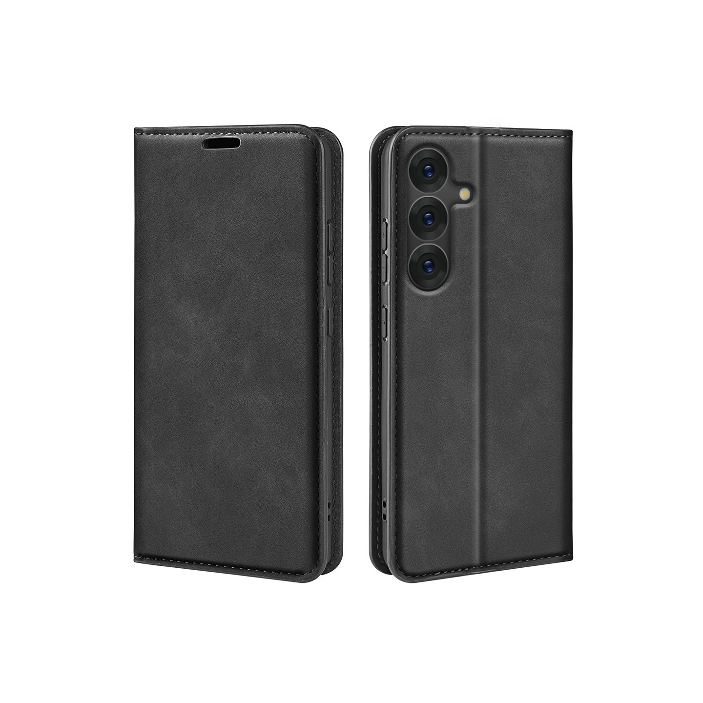 Til Samsung Galaxy S25 5G Skin-touch Feeling Magnetisk telefonetui
