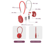 30 cm kombinationslås lösenord Hänglås Förvaring Skåp kodlås