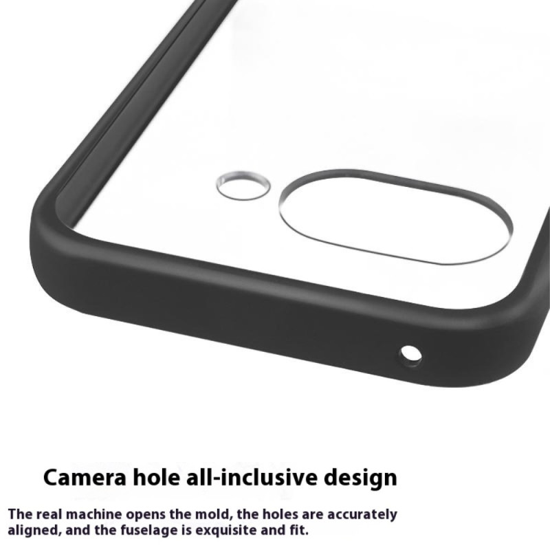 Til Google Pixel 9a Deksel Gjennomsiktig Telefonveske