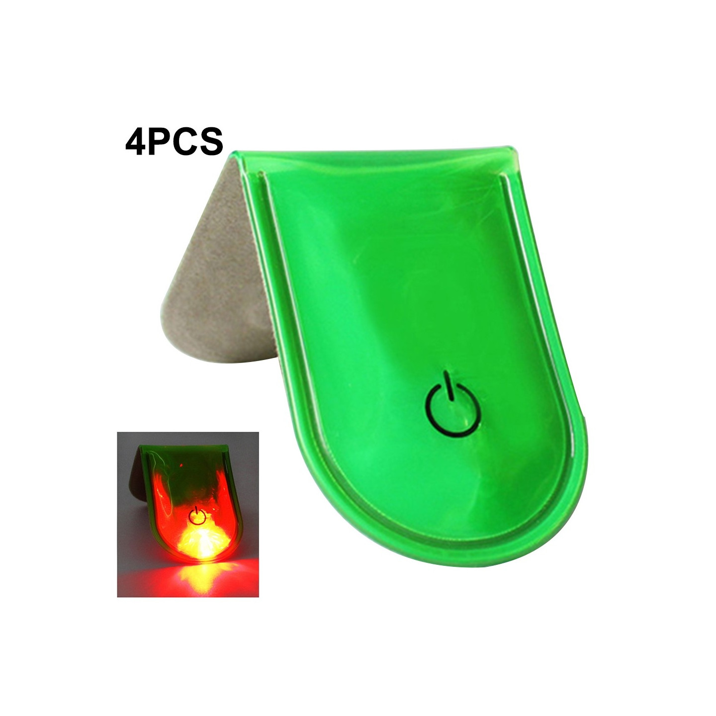 4 kpl LED-valo Magneettiset pidikkeet Turvallinen Juoksu Yö Camping Aktiviteetit