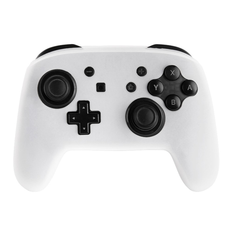 Kompatibel med Nintendo Switch Pro Controller Case Silikone - Hvid