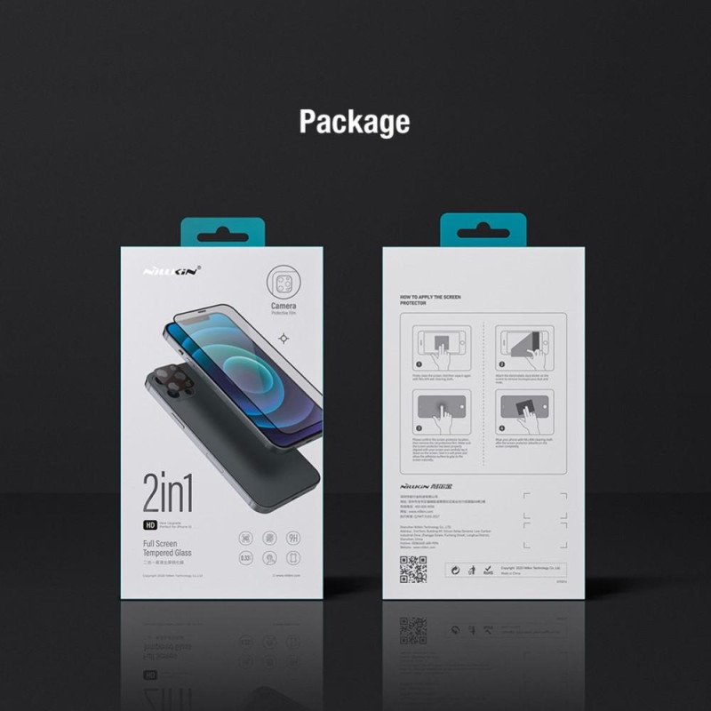 iPhone 14 Pro NILLKIN 2 in 1 Tempered Glass with Camera Film