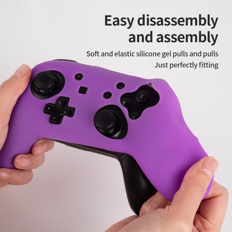 Kompatibel med Nintendo Switch Pro Controller Case Silikon - Rød