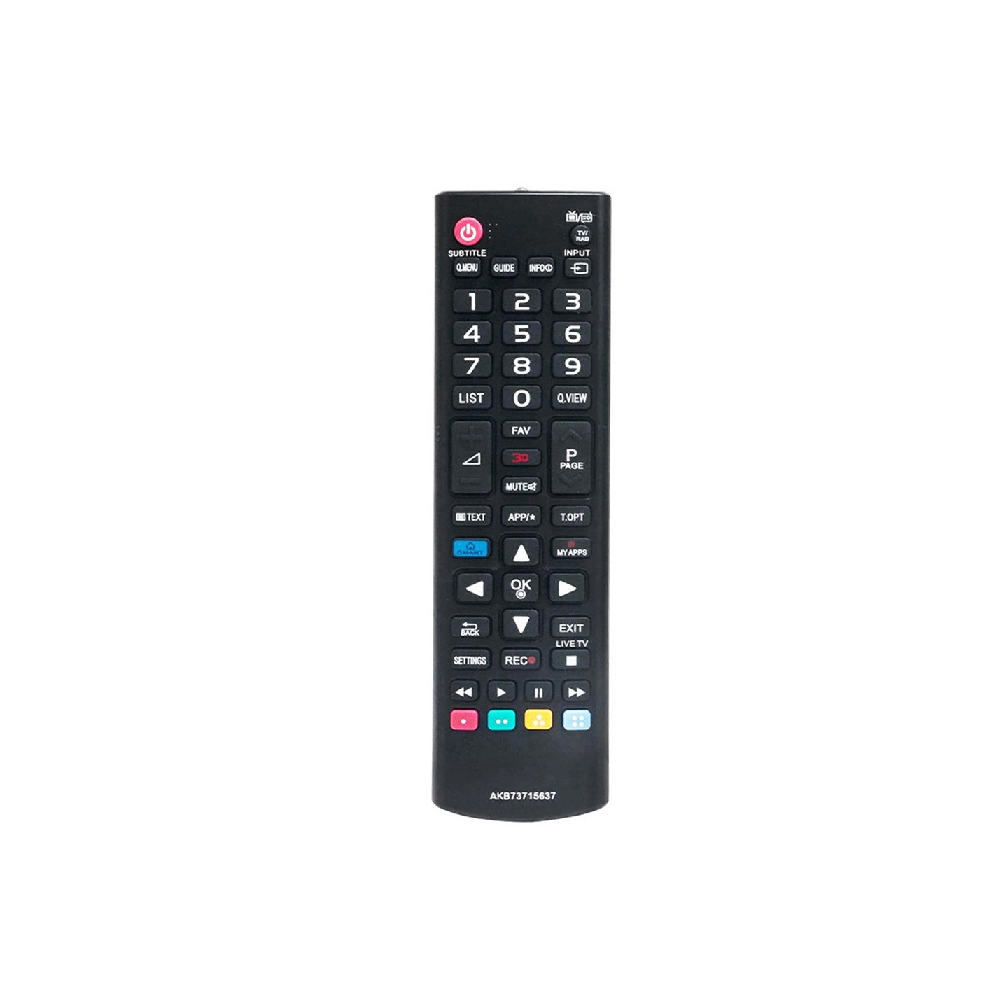 TV remote control Replacement for AKB73715637 For LG TV
