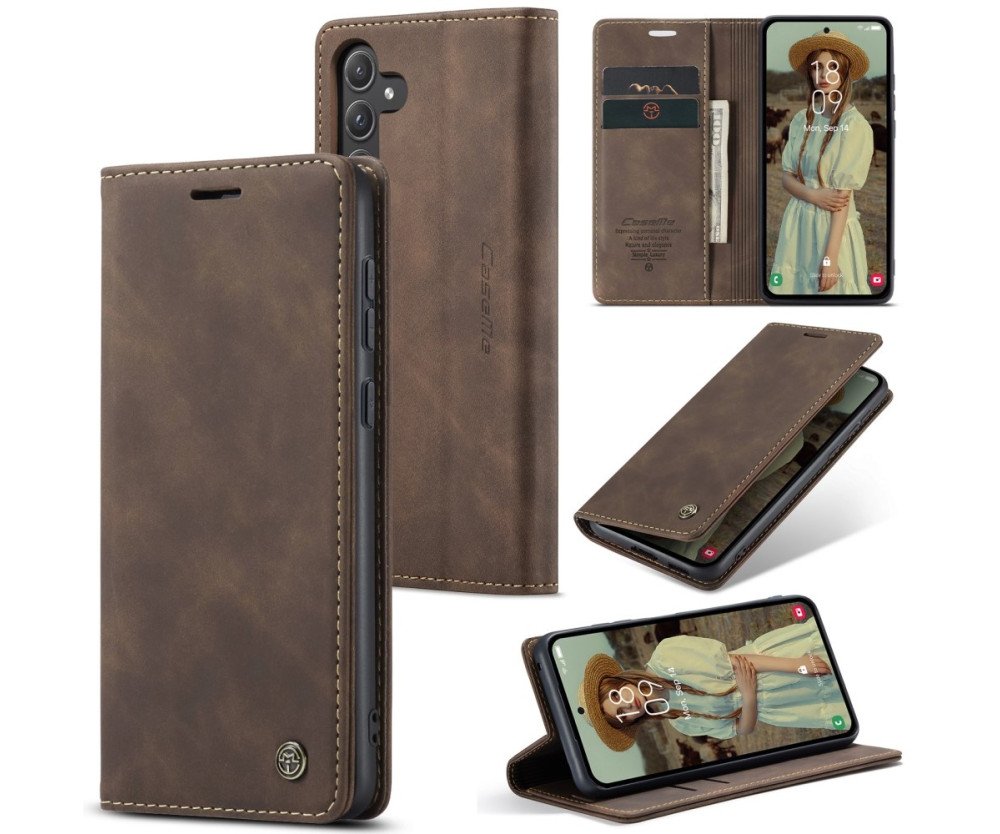 CASEME Plånboksfodral Samsung Galaxy A55 5G - Coffee