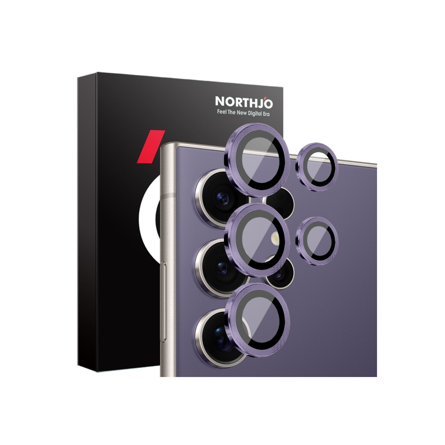 NORTHJO For Samsung Galaxy S25 Ultra Tempered Glass Camera Lens