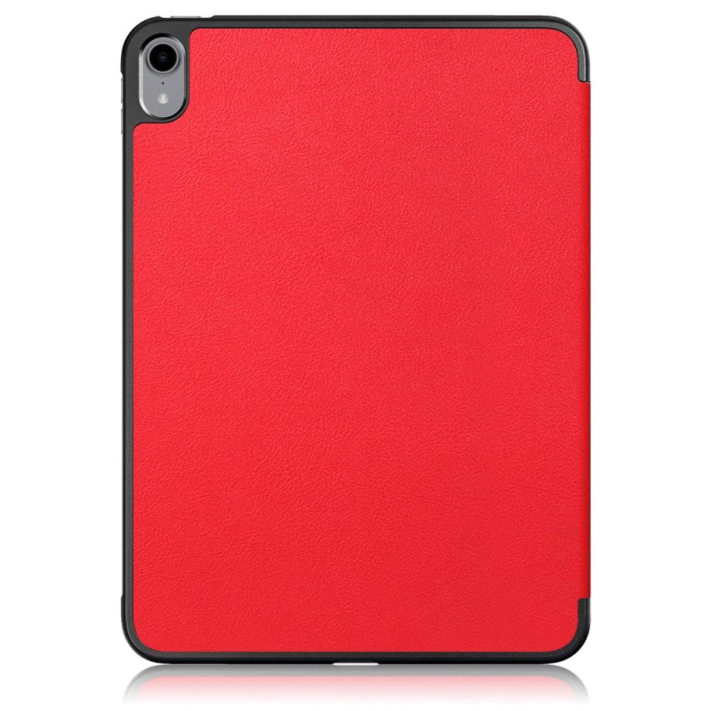 Tri - fold Stand Case for iPad 10.9 (2022) Tablet Cover - Red