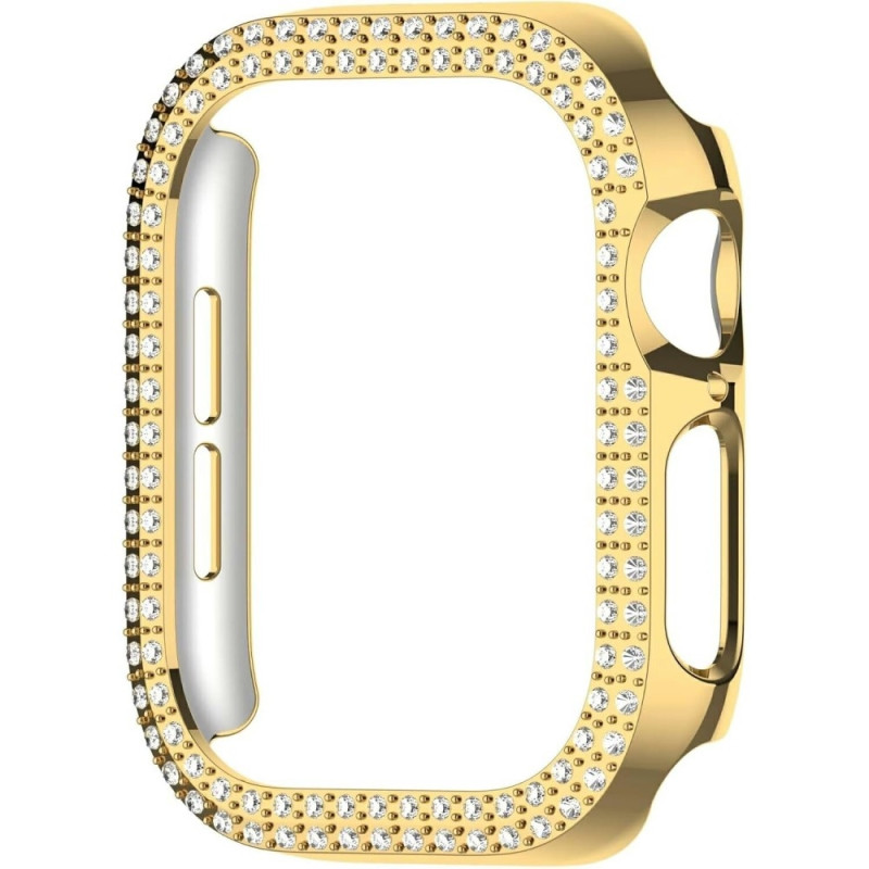 For A Watch Series 10 42mm Case Cover Frame Bling Rhinestone Decor - Gull