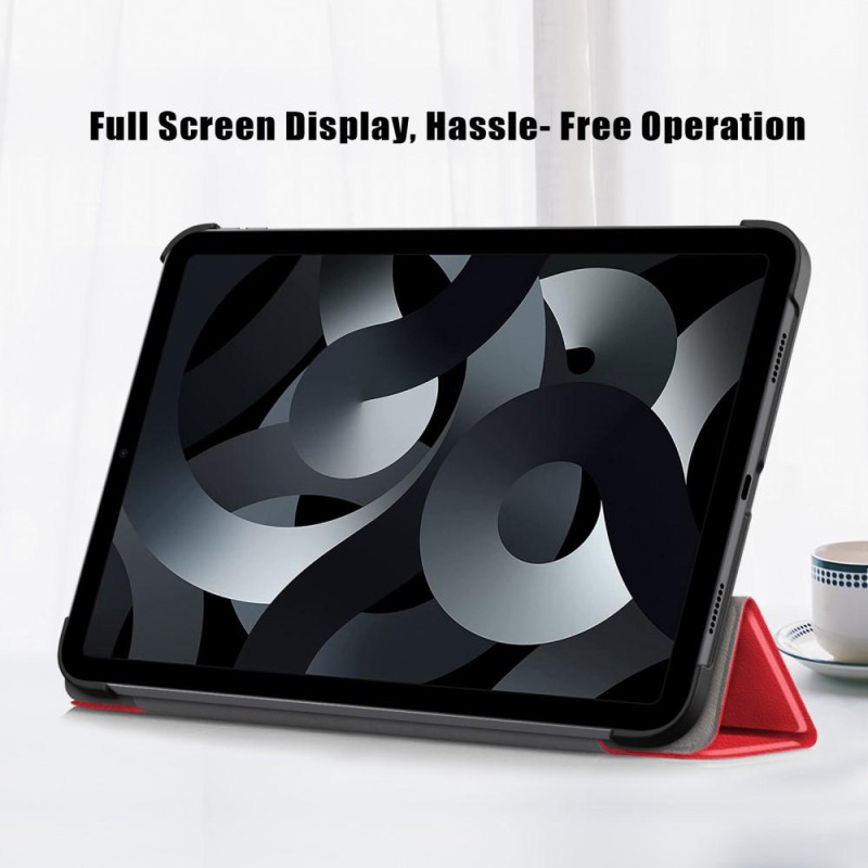 Tri - fold Stand Case for iPad 10.9 (2022) Tablet Cover - Red