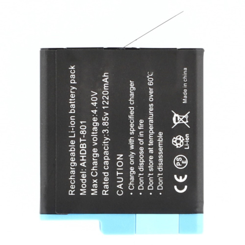 GoPro Hero 8 3.85V 1220mAh AHDBT-801 vaihtoakun akku
