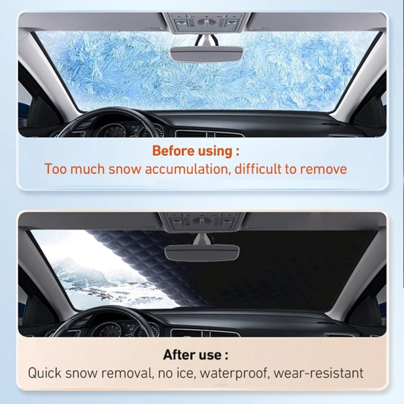 Car Protection Windscreen Magnetic Ice Snow Car Protector Shield Frost Guard: M