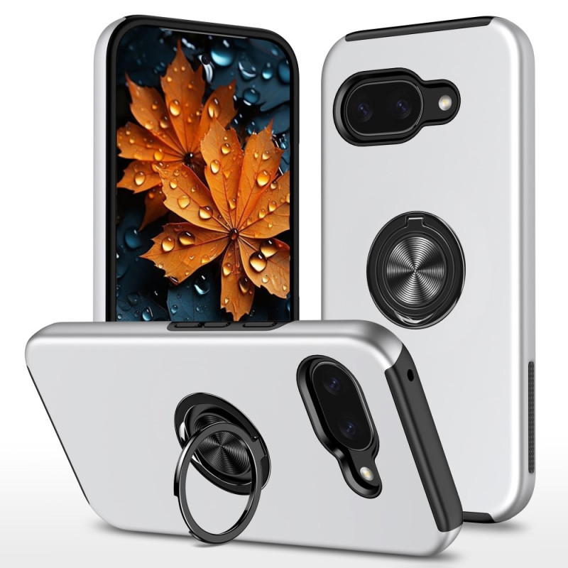 For Google Pixel 9A Finger Ring Kickstand Hybrid Case