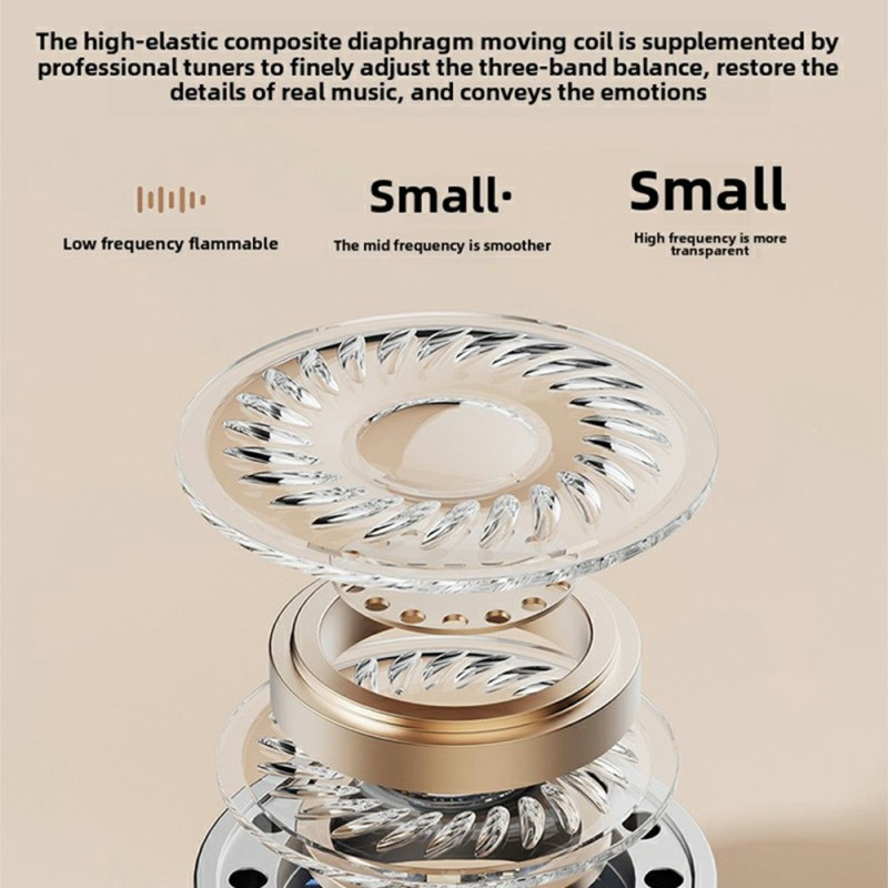 Retrokamerasuunnittelu Bluetooth-kuulokkeet Melua vaimentavat korvakuulokkeet - ruskea