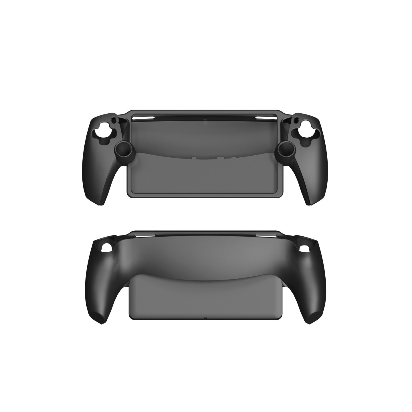 Silikonikuorikotelo PS5 Portal Handheld Game Consolille Iskunkestävä - Musta