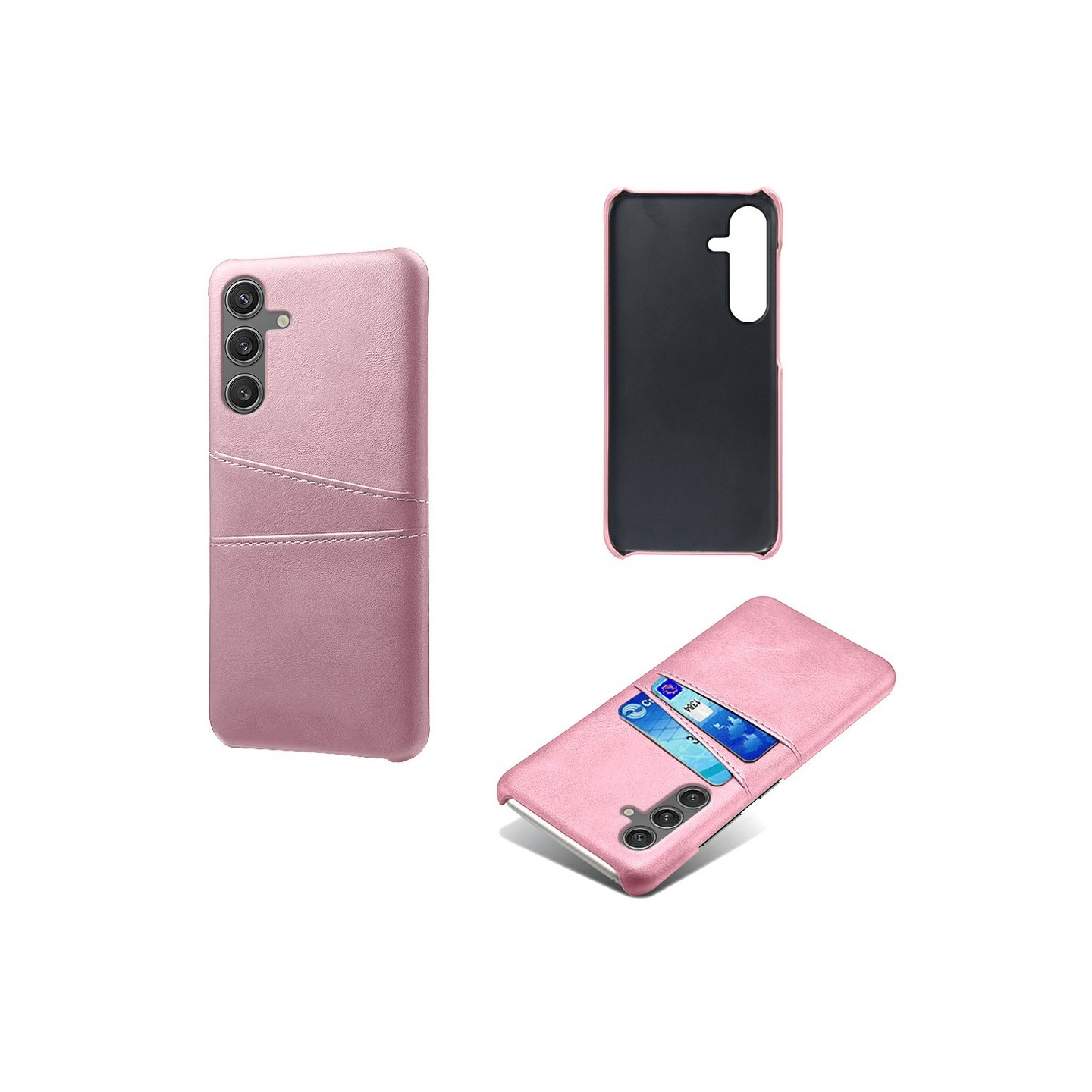 Samsung Galaxy S25 KSQ Pu-nahkapäällysteinen kuori kova kotelo