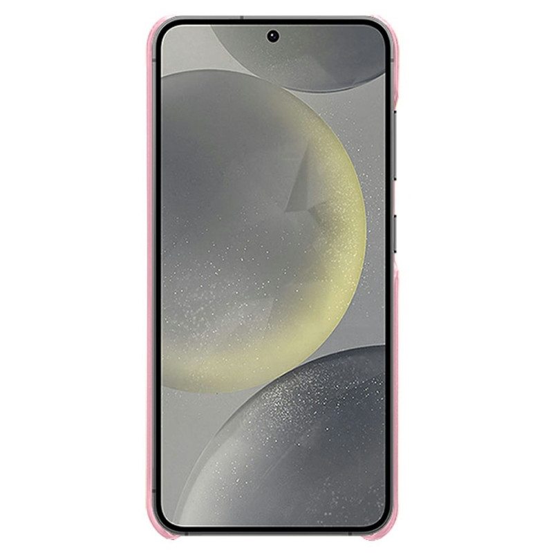 Samsung Galaxy S25 KSQ Pu-Leather Coated Shell Hard Case