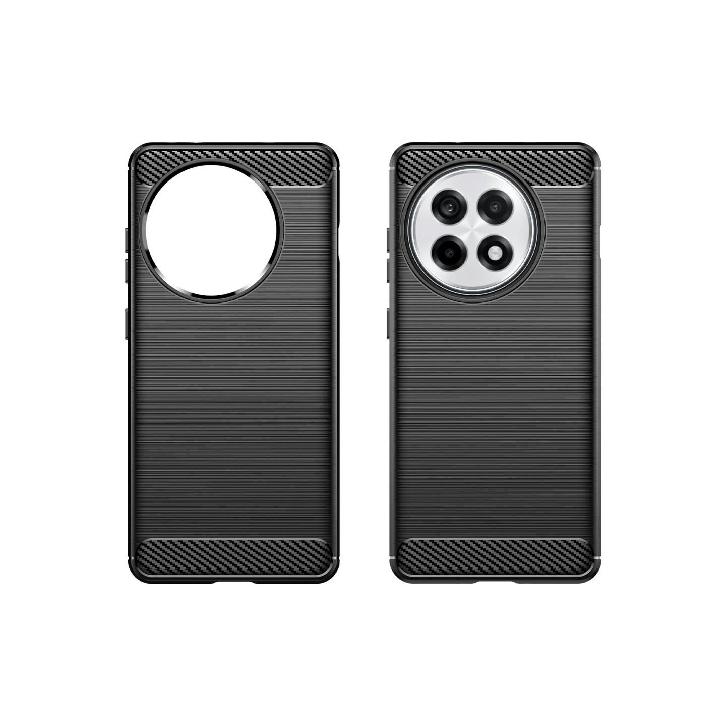 Phone Case TPU Shell Back Cover Carbon OnePlus 13R - Black