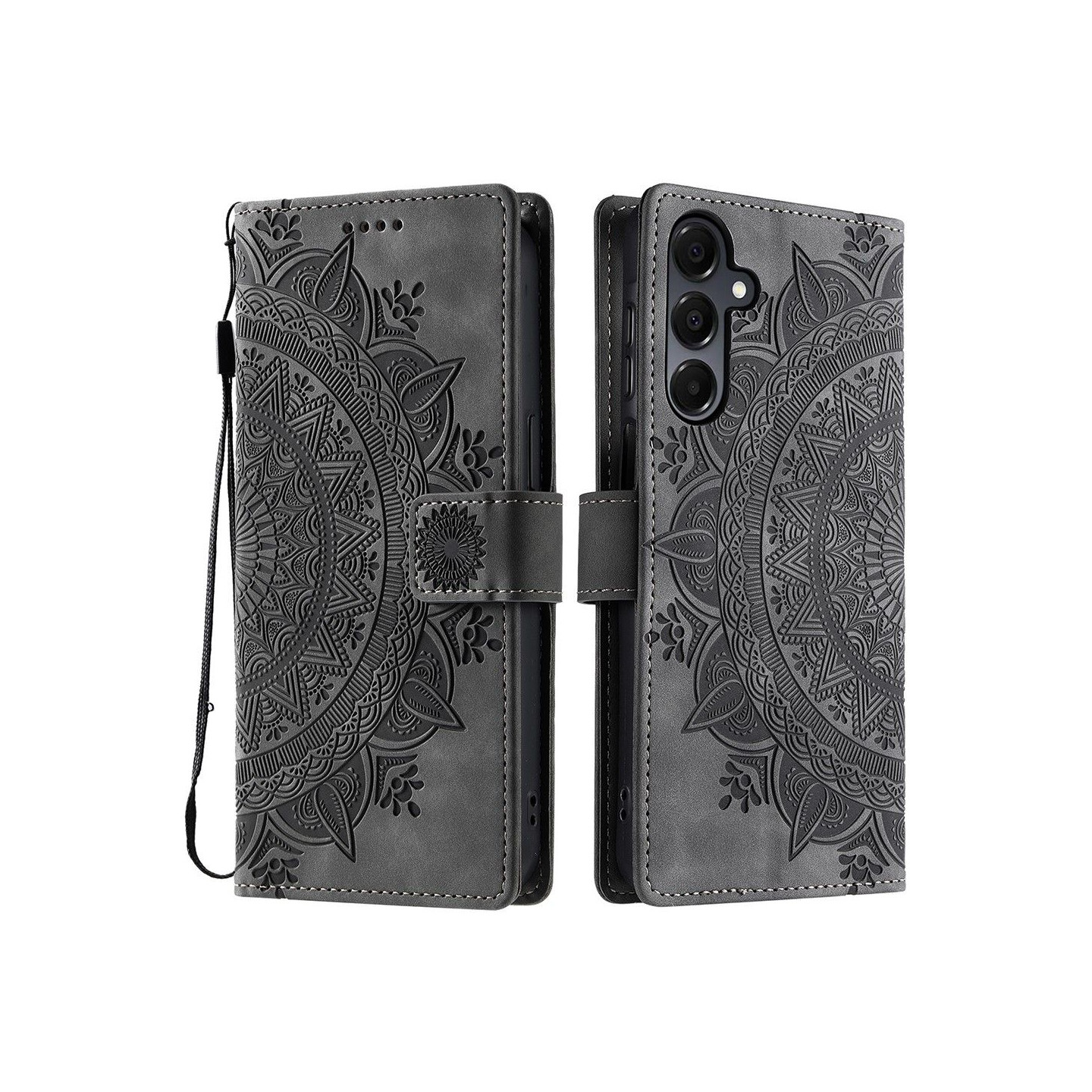 För Samsung Galaxy A26 plånboksfodral Fodral Skal Mandala blommönster