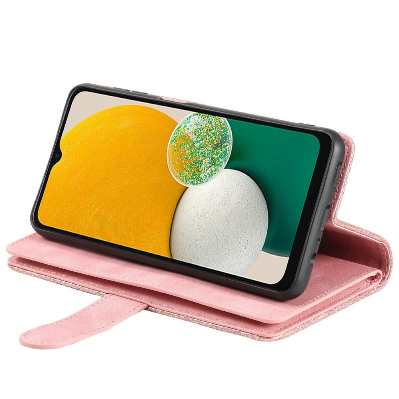 Til Samsung Galaxy A56 5G Etui med Lynlåslomme og 9 Kortlommer