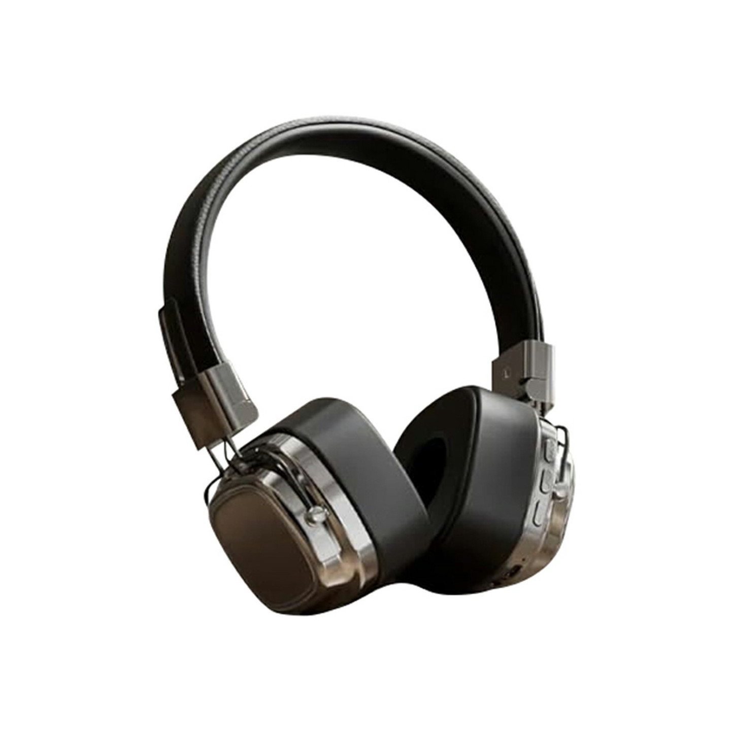 Bluetooth HiFi Sound Over Ear kuulokkeet Melunvaimennus langattomat kuulokkeet - Hopea + musta