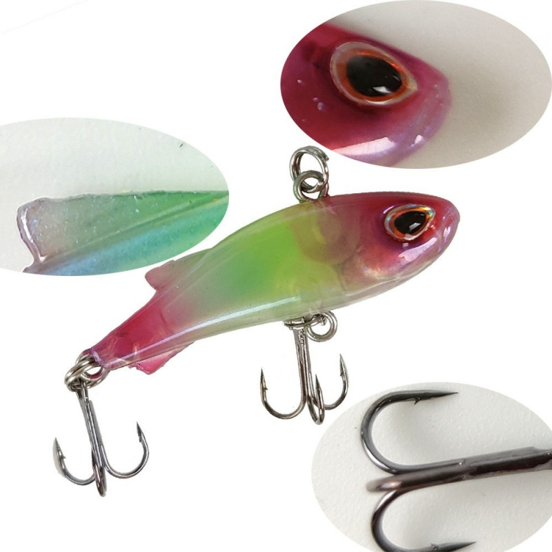 5 pcs Fishing lure lifelike swimming Sinking Minnow bait freshwater saltwater