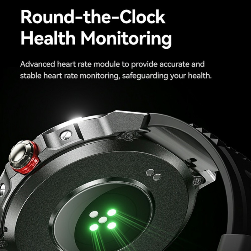 WEKOME WH-07 Älykello Sinkkiseos IP67 Vedenkestävä Bluetooth 1,85 tuuman HD-näyttö