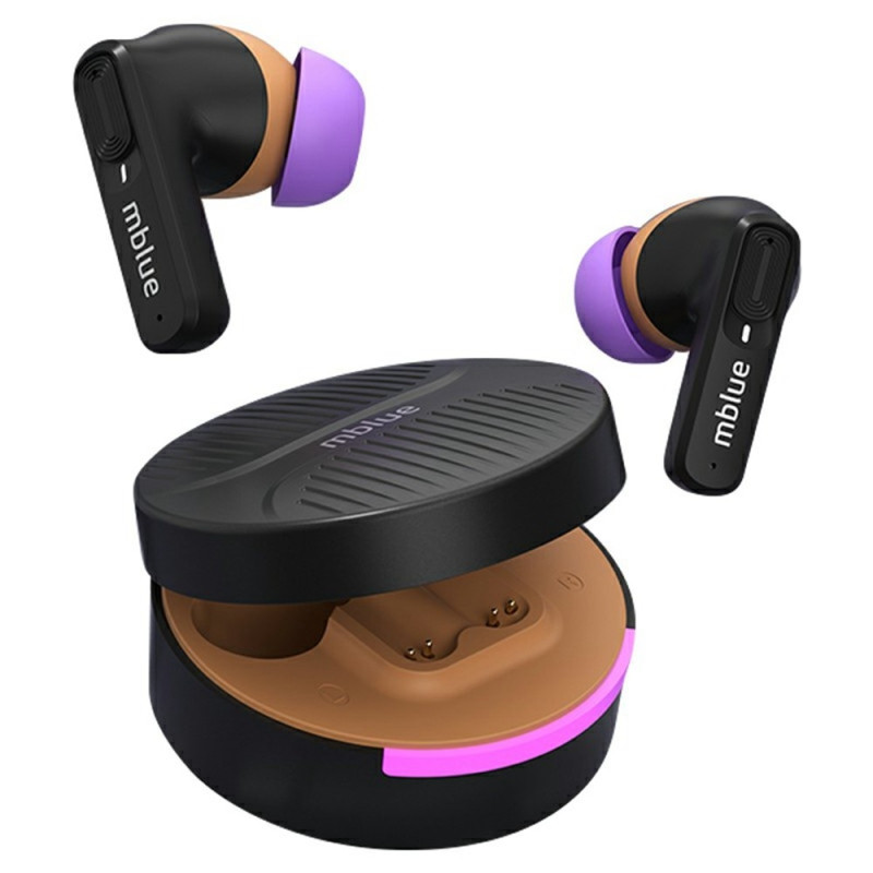 MBLUE AR03pro ANC Noise Cancellation Bluetooth 5.3 Earbuds Low Latency Gaming Headphones - Black