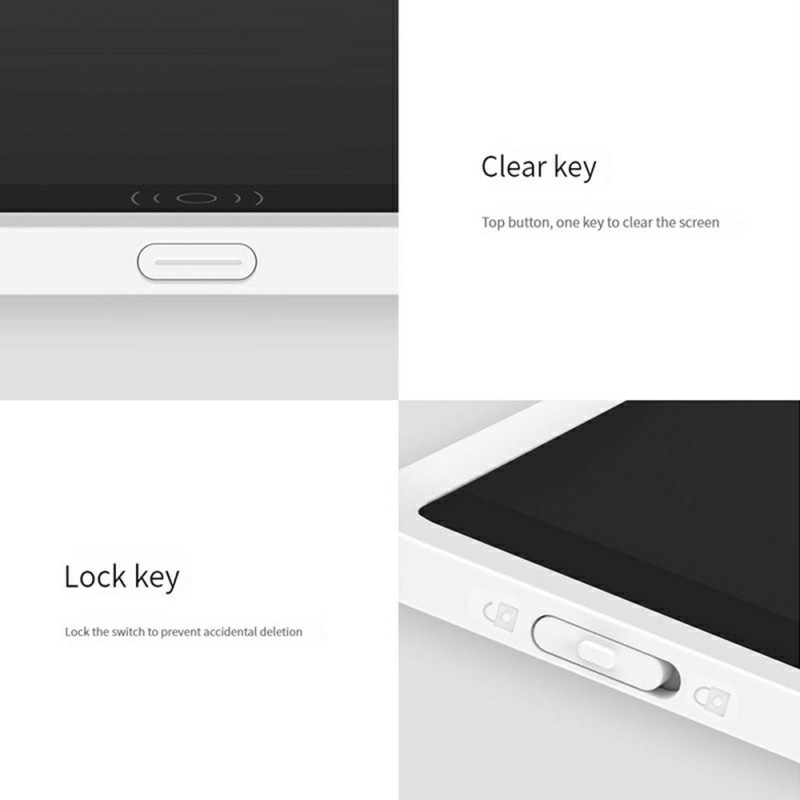 XIAOMI 13,5 tommer farverig LCD Skrive Tegneblok Doodle Board Slet Notesblok