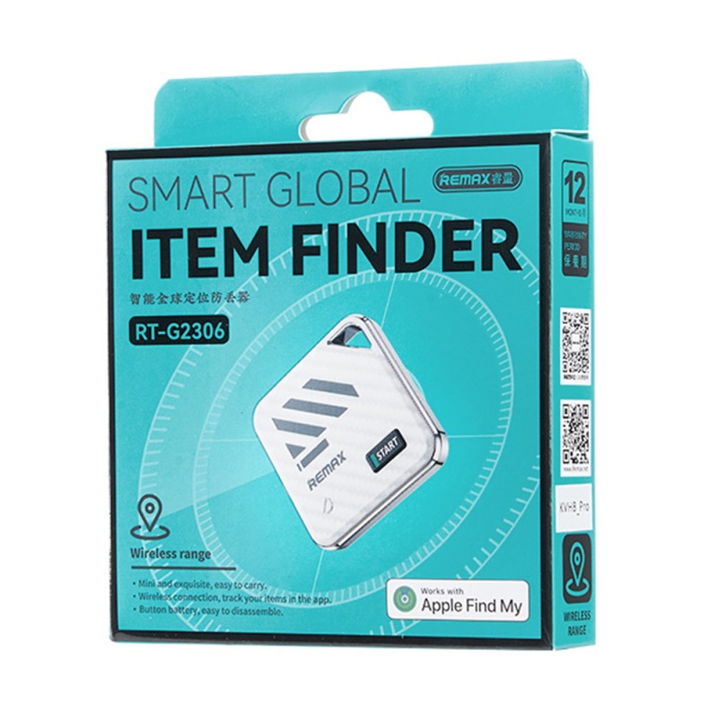 Smart Global Positioning Anti - Lost Tracker GPS Locator 220mAh - Hvid