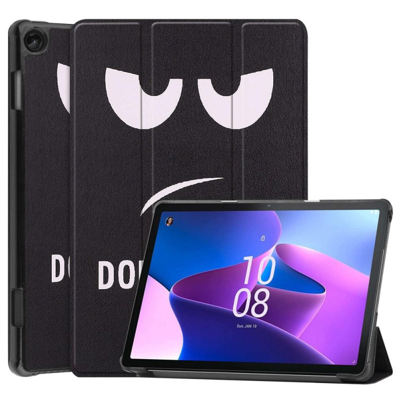 For Lenovo Tab M10 (Gen 3) Trifold Stand Cover - Don't Touch Me
