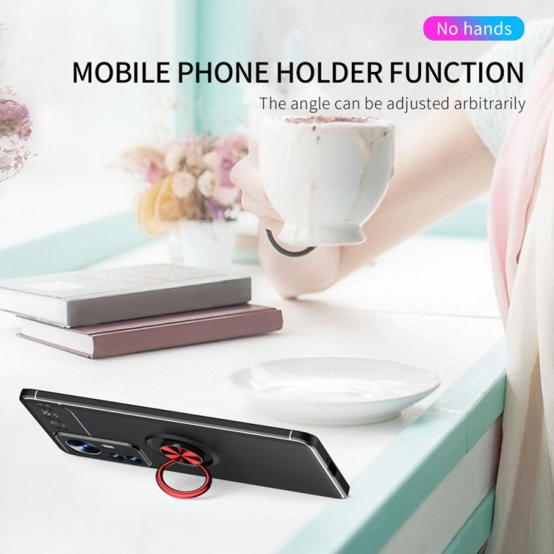 Xiaomi 12 Pro Finger Ring Kickstand (Built - in Metal Sheet) Case