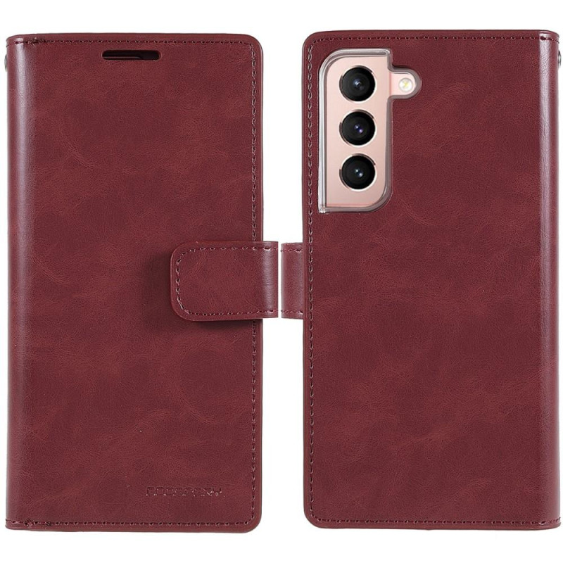 Samsung Galaxy S22+ MERCURY GOOSPERY Mansoor Wallet Case - Wine Red