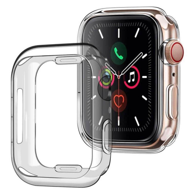 Beskyttende gjennomsiktig cover TPU til Apple Watch Series 7 41mm