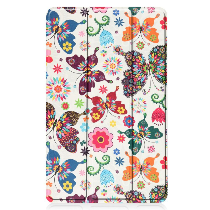 Pattern Tri - fold Stand Kansi Lenovo Tab M7 (3rd Gen) - Butterflies