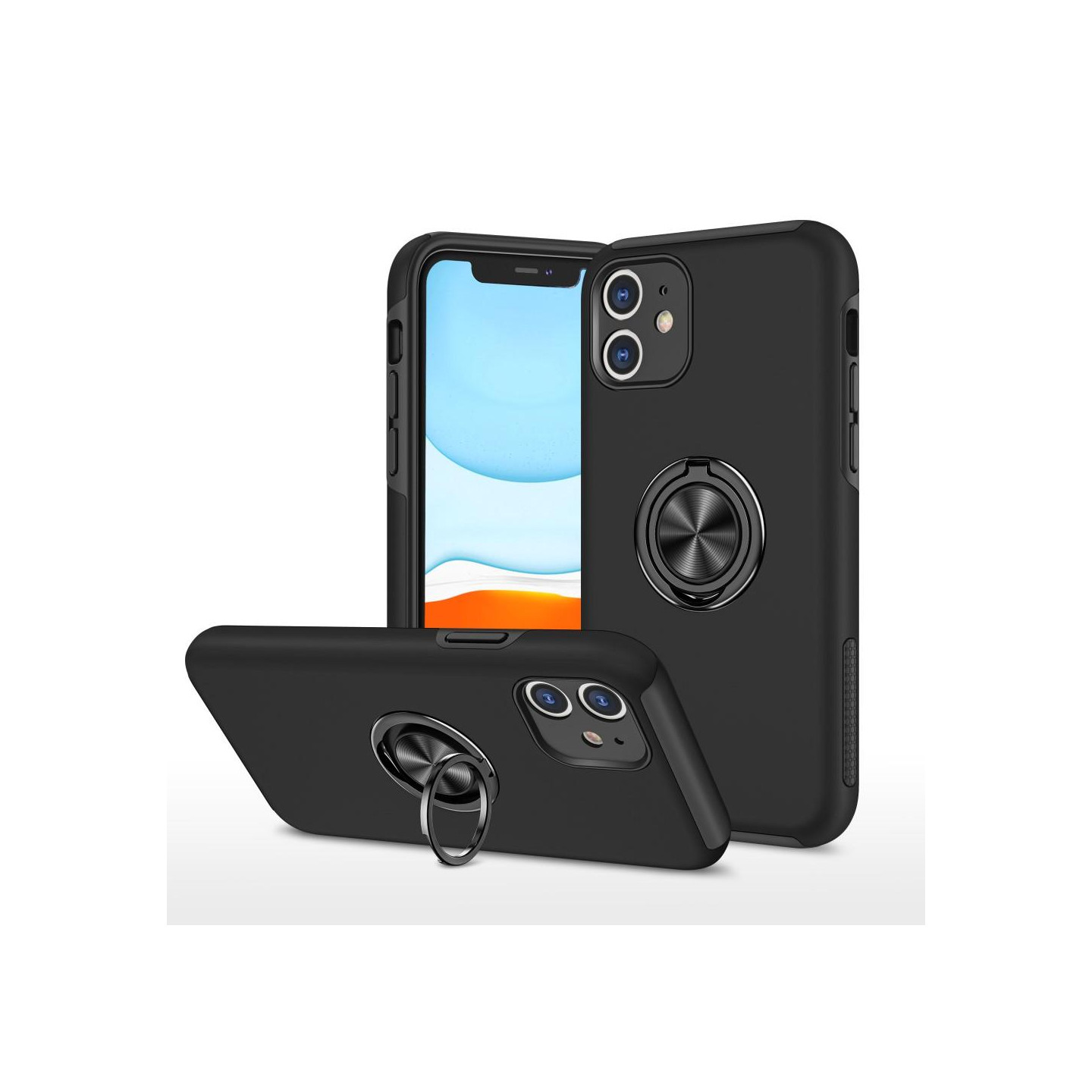 iPhone 11 Fingerring Kickstand Hybrid Taske