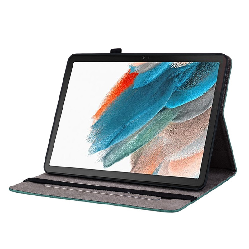 Til Samsung Galaxy Tab A11+ Etui Beskyttelse Med Roseblomst Prægning -