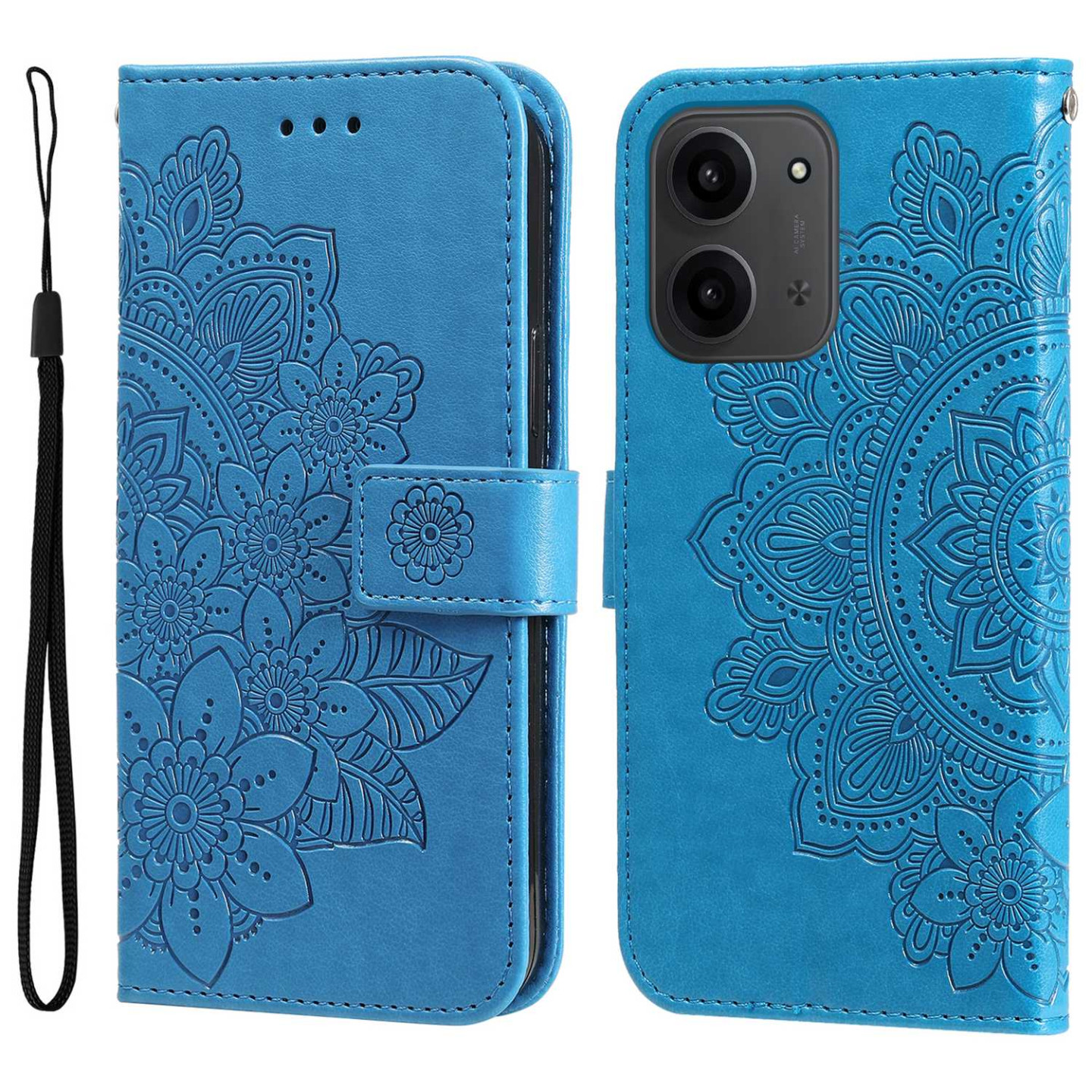For Xiaomi Redmi 15C Stativdeksel Mandala Lommebokdeksel