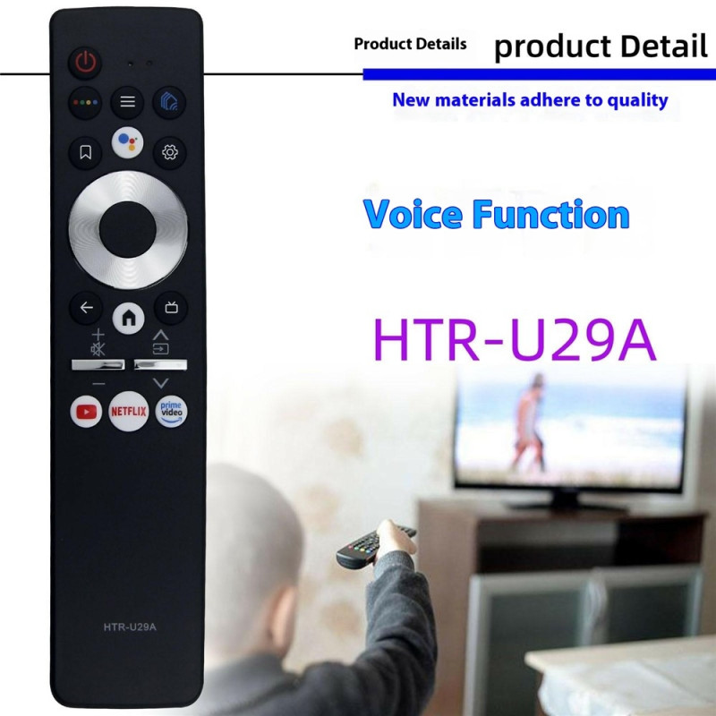 Remote Control Replacement HTR-U29A For Haier TV Voice Controlled