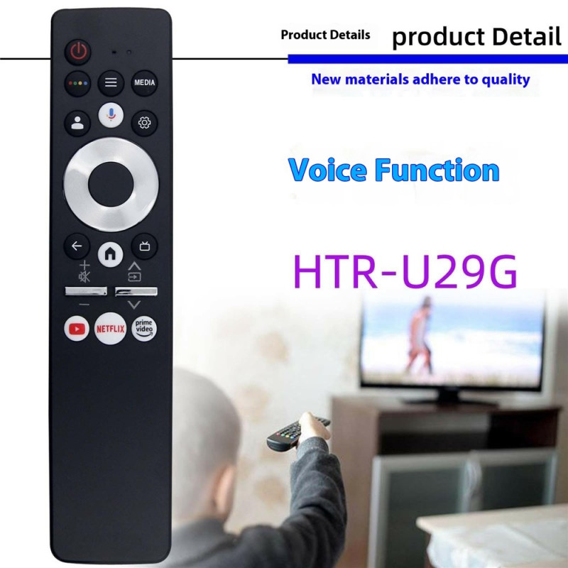 Remote Control Replacement HTR-U29G For Haier TV Voice Controlled
