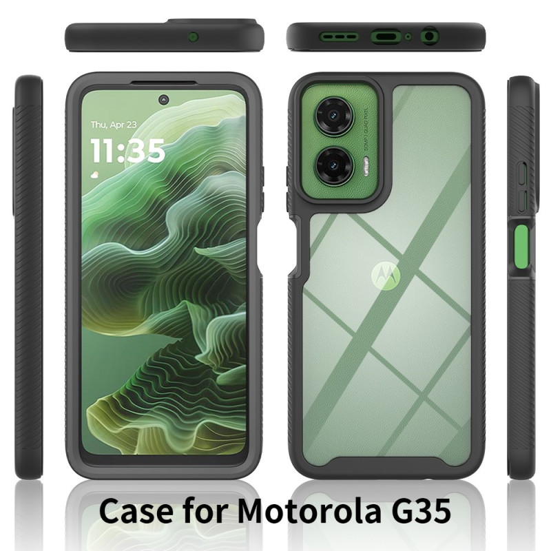 Til Motorola Moto G35 5G Case PC+TPU Støddæmpende Mobiltelefon Bagside